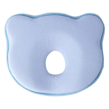 

Neck Support Portable Slow Rebound Newborn Anti Roll Breathable Positioner Comfortable Baby Pillow Memory Foam Protection