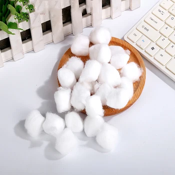 

200 Pure Cotton Balls Make Up Nail Polish Remover Absorbent Cotton Balls