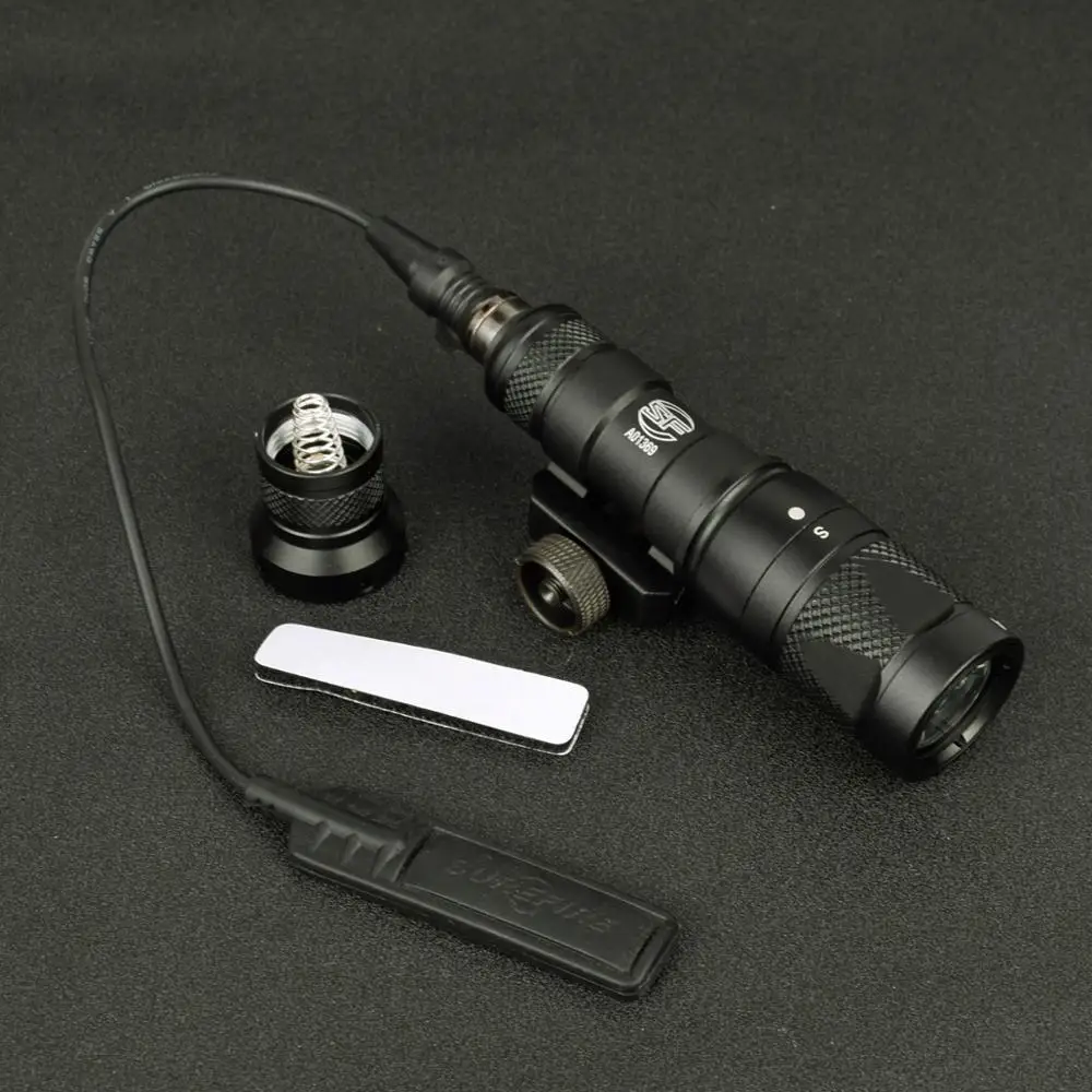 

Tactical M300V Flashlight Gun Weapon Light Constant Strobe momentary Output For 20mm Picatinny Rail Remote Switch for Hunting