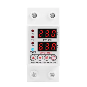 

220V Adjustable Recovery Delay Time Automatic Self-recovery Over Under Voltage Circuit Protector Automatic Reset Voltage Device