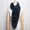Women Winter Rabbit Fur Scarf 100% Natural Rabbit Fur Fashion warm And Soft Neckerchief Wholesale Pompoml Fur Scarves Headbands 5
