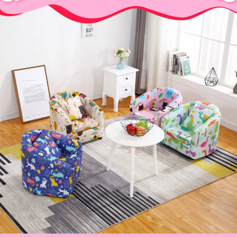 Разборка моющиеся детские стулья детский диван мебель детский диван мультфильм девочка принцесса от 4 до 14 лет школьник ленивый диван сиденье