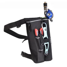 Сумка для рыбалки на открытом воздухе, чехол для удочки, сумка на бедро, поясная сумка, сумка для рыболовных снастей 34*18*7 см