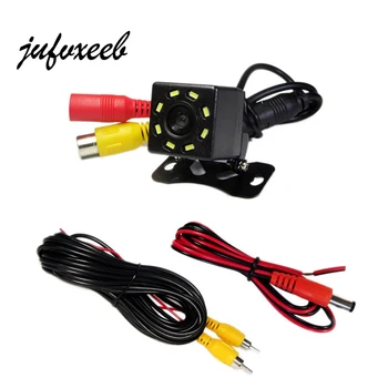 

8 LED HD Night vision Car Rear View Camera 170 degrees Widely Angle Mirror with distance marking line waterproof shockproof