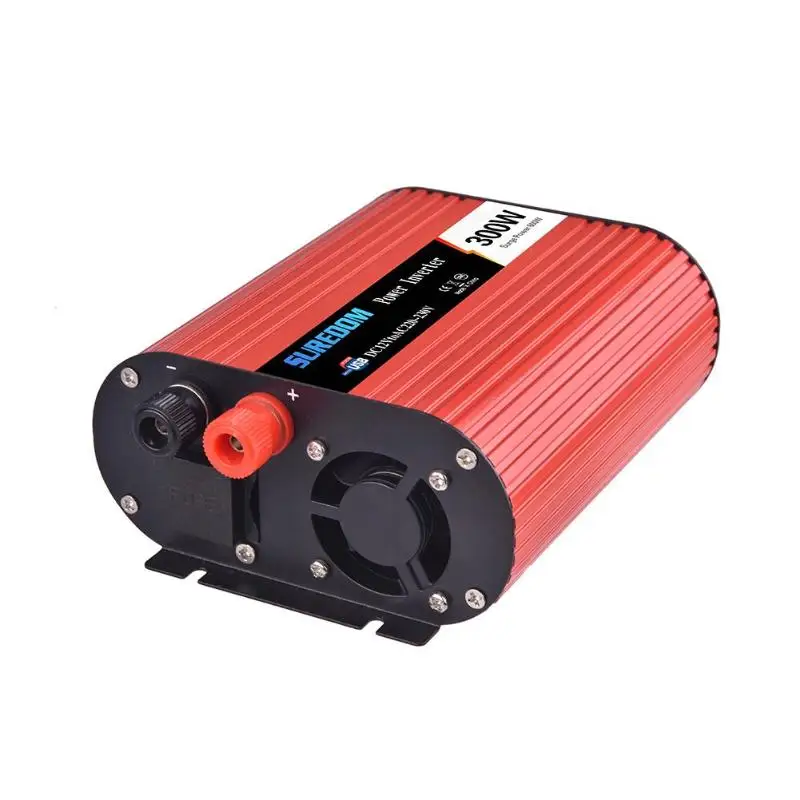 Dual USB 300W Watt DC 12V to AC 220V Portable Car Power Inverter Charger Converter Adapter DC 12 to AC 220 Modified Sine Wave