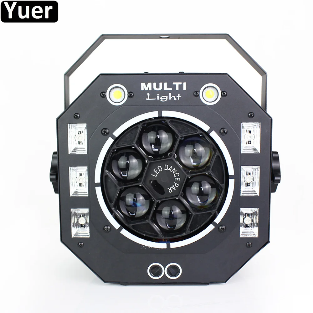 New Multifunction Stage Lighting Effect Strobe Beam Wash Laser 4IN1 DMX512 DJ Equipment Disco Light 