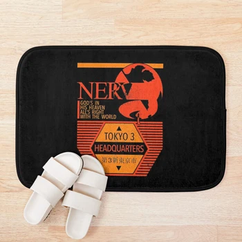 

NERV - Tokyo 3 Headquarters Bath Mat Dropship Cartoon Cat Animal Non Slip Bath Mat For Bathroom Carpet Rugs Tapis Salle