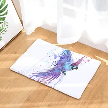 CAMMITEVER красочный дверной коврик с изображением птиц прикроватные коврики Противоскользящий кофейный ковер напольный коврик для спальни ковер кухонный ковер