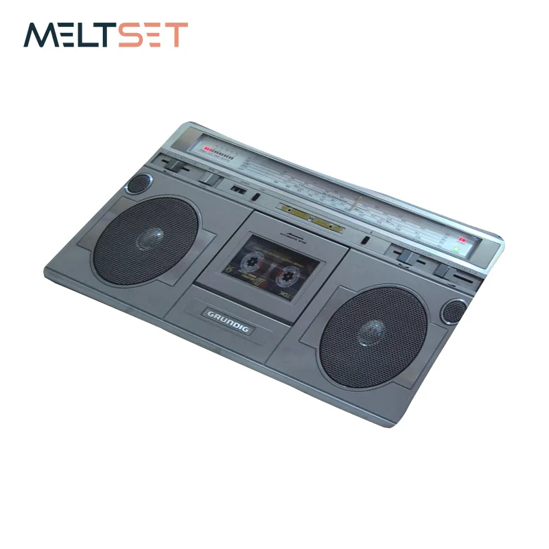 Vintage Coir Doormat Cassette Tape Radio Digital Camera Prevalent Pattern Printing Entrance Carpet For Front Door