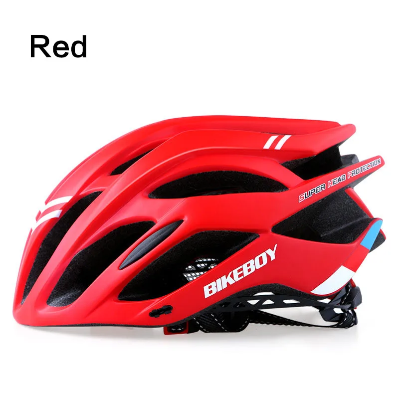 Велосипедные шлемы для мужчин и женщин, велосипедные шлемы для горного велосипеда, горного велосипеда, EPS+ PC покрытие, цельно формованные велосипедные шлемы для езды, Экипировка для мужчин - Цвет: Red