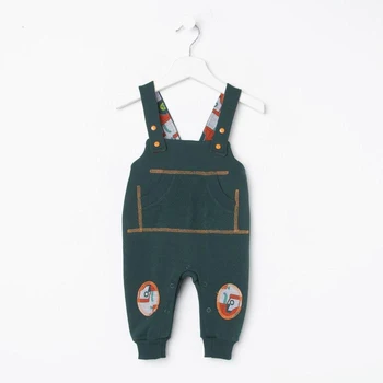 

Bib for a boy, green, height 68 cm
