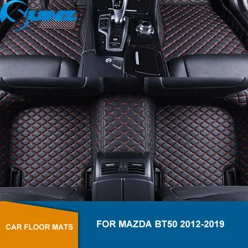 

Auto Interior Carpets Rugs Mats For Mazda Bt50 Bt-50 2012 2013 2014 2015 2016 2017 2018 2019 Double Cabin Car Floor Mats SUNZ