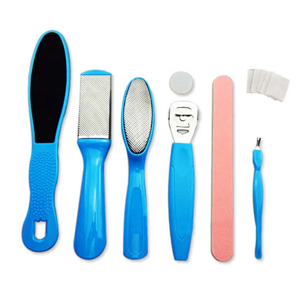 DIY 8 типов ногтей педикюр набор полировка файл Блок Маникюр Полировка шлифовальный лак Инструменты