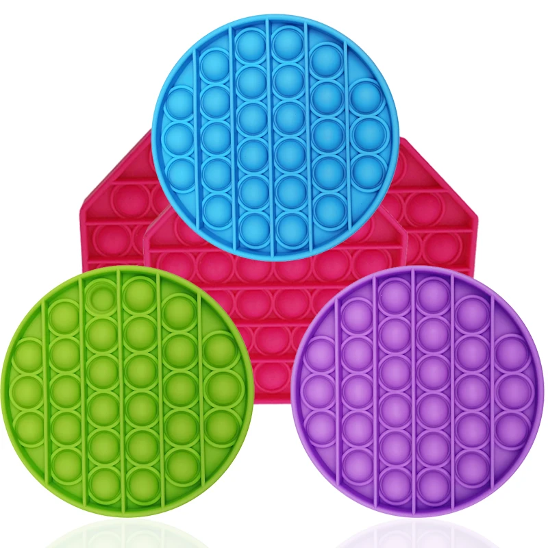 Komik Pops it Fidget oyuncak antistres oyuncaklar yetişkin çocuklar için itme kabarcık Fidget duyusal oyuncak Squishy Jouet dökün Autiste антистресс