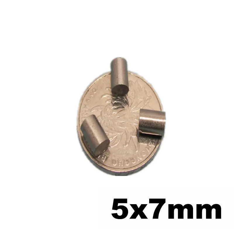 

SmCo Magnet Cylinder Disc Diameter Dia. 5x7 mm Grade YXG28H 350 Degree C High Temperature Permanent Rare Earth Magnets 100pcs
