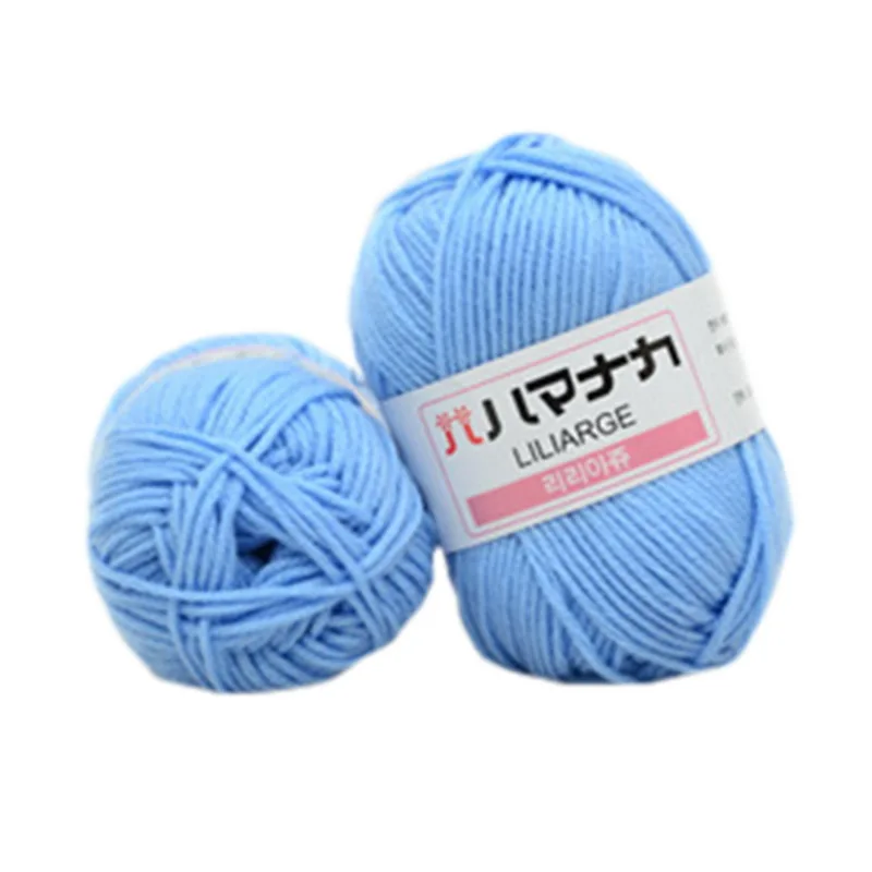 Soft Milk Cotton Yarn Fiber Velvet Wool Crochet Yarn For Hand Knitting DIY Sweater Blanket Scarf Sweater Blanket Toy - Цвет: 13