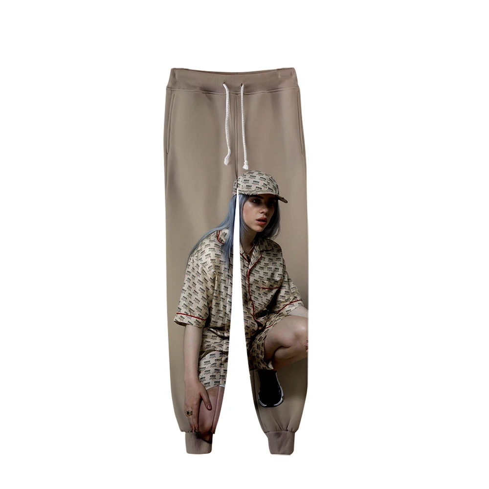 Новые billie eilish новые спортивные штаны унисекс модные популярные трендовые удобные повседневные штаны