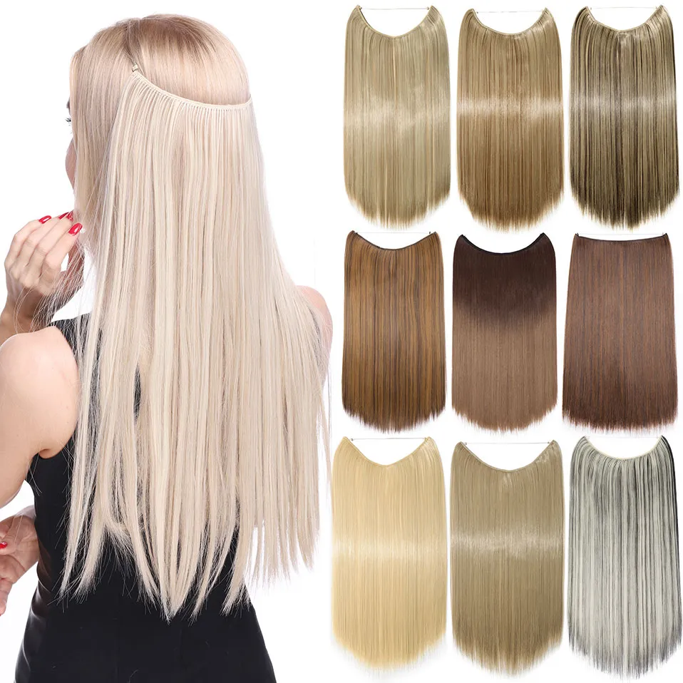 S-noilite 32 Цвета Синтетические Искусственные искусственные волосы для наращивания волос с зажимом накладные волосы Шиньоны Длинные волосы для женщин