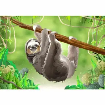 

Diamond Mosaic DIY 5D Cross Stitch Art Sloths Branches Craft Art Handmade Craft Art