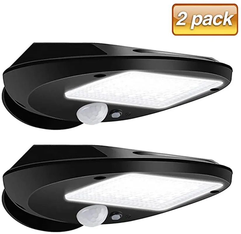 Solar Led Lights ,2 Pack Solar Motion Sensor Lights 30 LEDs Waterproof