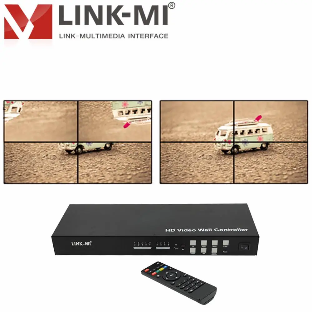 Настенный видеоконтроллер LINK MI 2x2 3x3 4x4 макс. 10x10 поддержка вращения на 180 градусов