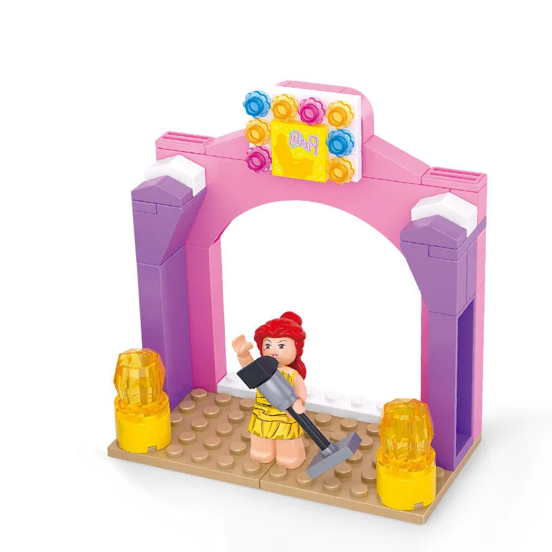 

Legoingly Friends Pink Dream Series Sunshine Model Building Blocks Sets Bricks Educational Toys for Children