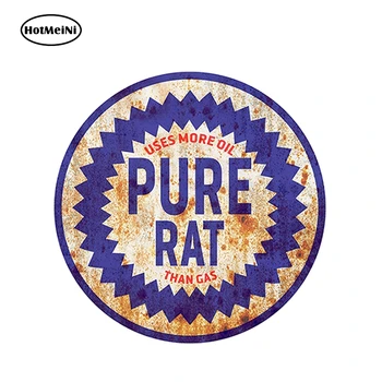 

HotMeiNi 12cm x 12cm Rat Rod Pure Rat Uses More Oil Than Gas Decal Stickers Car Auto Window Vinyl Decal Car Styling