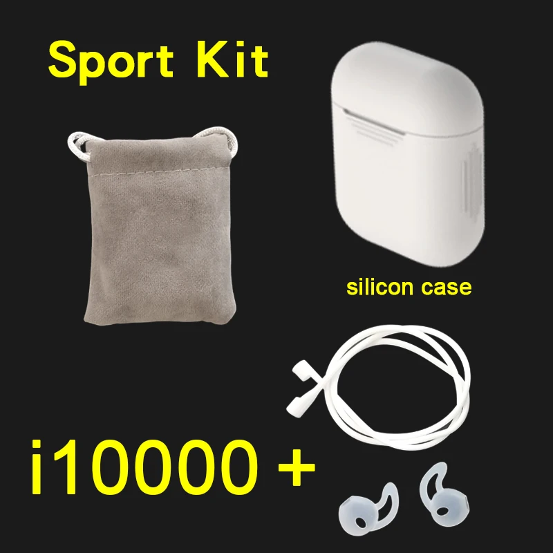 i10000 sport white I10000 tws всплывающие 1:1 PK w1 h1 чип беспроводные наушники Bluetooth наушники чип i30 i20 i12 i10 i10tws i60 i80 tw - Цвет: i10000 sport white