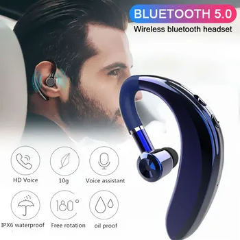 

Newest Bluetooth Earphone Wireless Headphones（Not TWS）hifi 9D Stereo Handsfree Noise Reduction Business Headset HD Mic Earbuds