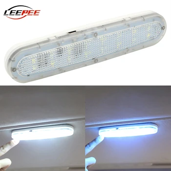 

LEEPEE Universal Dome Light Indoor Ceiling Lamp USB Charging Auto Roof Magnet Lamp Car-styling LED Car Interior Reading Light