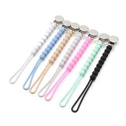 Shoowyoom 2021 New Baby Health Pacifier Chains Toy Safe Teether Silicone Personalized Baby Product Appease Toys Holder Chain