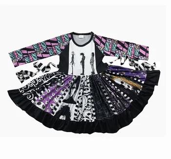 

2020 Wholesale baby kids boutique clothing girls Halloween party dresses new style hot selling children dress for kids