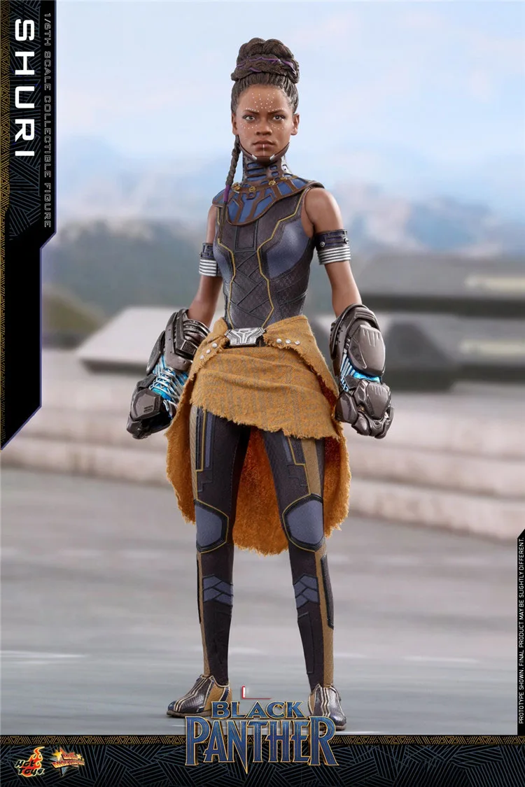 В наличии коллекционные горячие игрушки HT 1/6 MMS501 Черная пантера Shuri полный набор 12 дюймов фигурка модель куклы для фанатов подарки