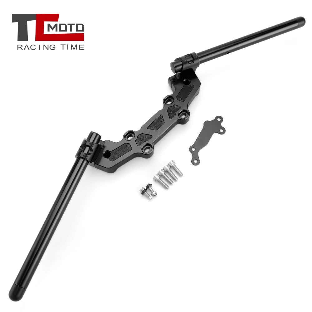 

Motorcycle Clip-On Adapter Plate Adjustable Handlebars Set for Yamaha MT09 MT-09 MT 09 FZ09 FZ-09 FZ 09 2013-2019 2014 2015 2016