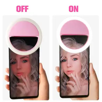 

Selfie Ring Mobile Phone Clip Lens Light Lamp Litwod Led Bulbs Emergency Dry Battery For Photo Camera Well Smartphone Beauty