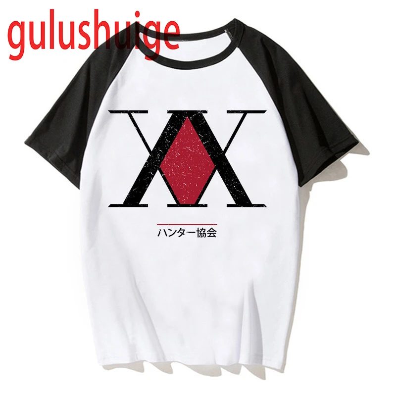 男性用ヒソカモロープリントtシャツ カワイイ漫画tシャツ Hunter X Hunter Tシャツ 原宿ユニセックスキルアtシャツ Aliexpress Men S Clothing