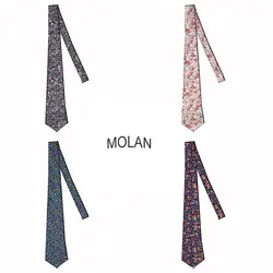 Классический модный мужской галстук с цветочным принтом, праздничные Галстуки 8 см, тонкий шейный галстук, обтягивающий галстук для