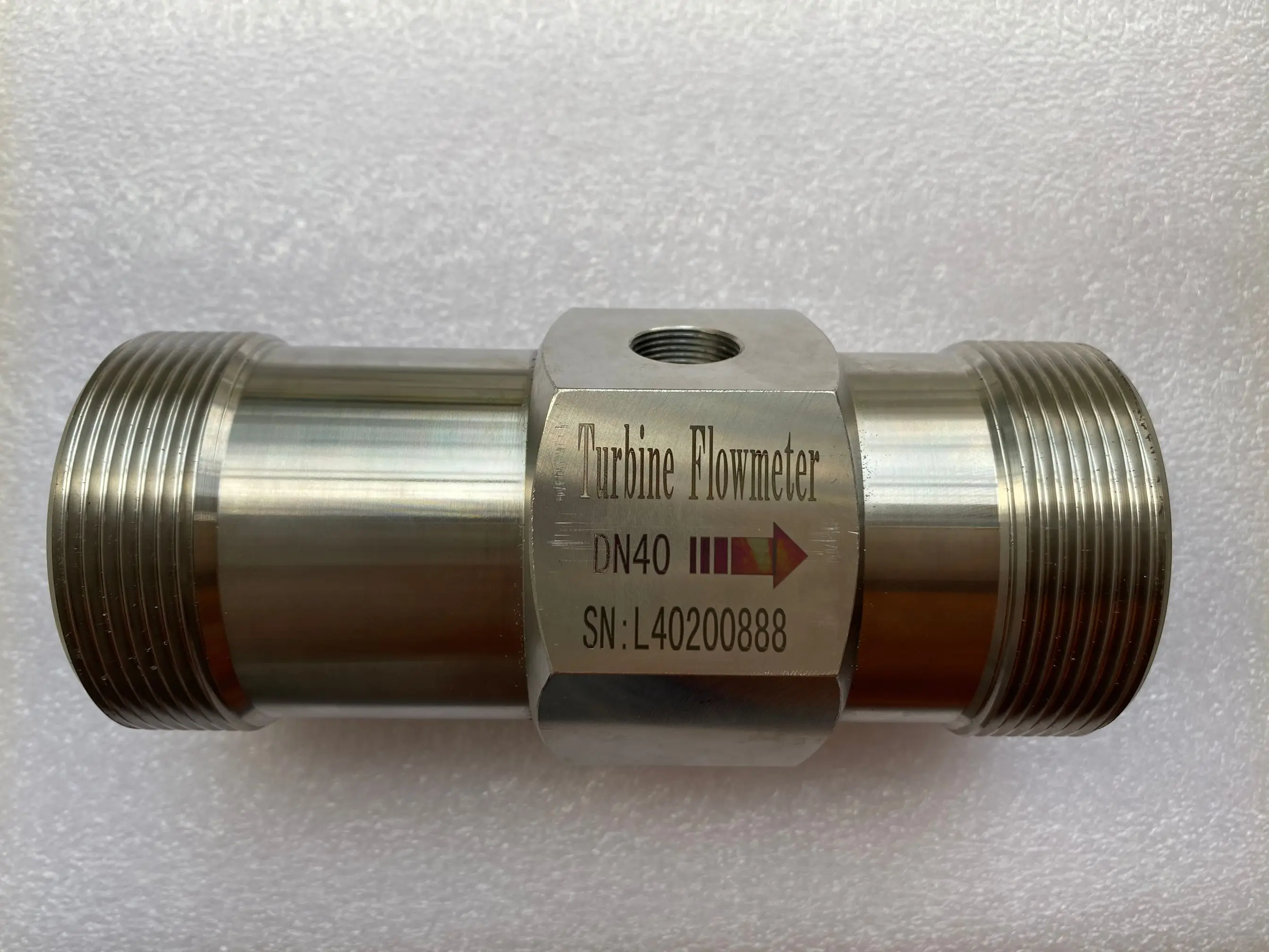 PLC Water Flow Meter Diesel LiquidTurbine Flow Sensor Transmitter Lwgy15 20 25 32 40 50 Threaded Connection
