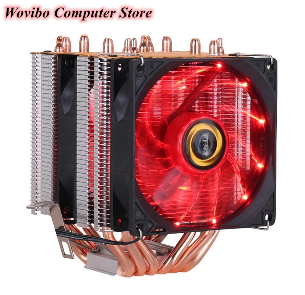 6 тепловых труб RGB CPU Cooler X79 X99 материнская плата 90 мм 3Pin PWM 4Pin тихий для Intel LGA 1150 1151 1155 1366 2011 AMD AM2 AM3 AM4|Кулеры/вентиляторы/системы охлаждения|   | АлиЭкспресс