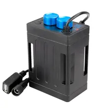 Trustfire велосипедный светильник Мощность коробка 8,4 V 5V двойной Напряжение Выход для 2/4/6 18650/26650 батареи W/ремень Дополнительный 100-240V для адаптера переменного тока