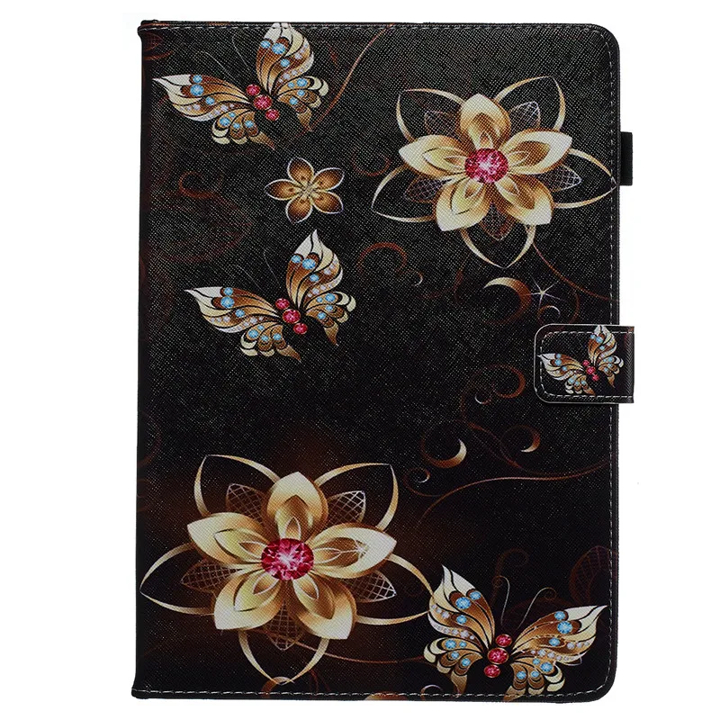 Wekays Coque для iPad 10,2 с рисунком бабочка кожаный чехол для iPad 10,2 7th поколения A2200 A2198 A2232 крышка чехол s