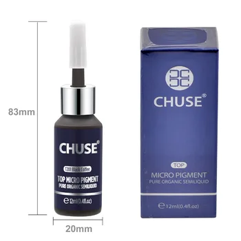 

Black Coffee T201 Permanent Makeup Ink Eyeliner Tattoo Ink Set Eyebrow Microblading Pigment Professional 12ML