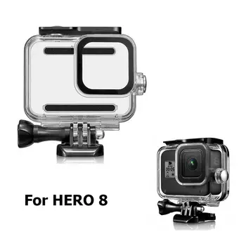 

60M Waterproof Housing Case for GoPro Hero 8 Black Diving Protective Underwater Dive Cover for GoPro8 action camera Accessories