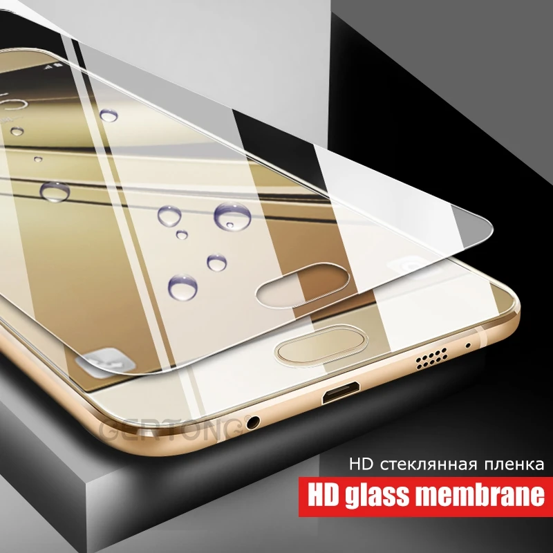 Закаленное стекло для Samsung Galaxy J3 J330 J5 J530 J7 J730 A3 A5 A7 2017 J320F J510F J710F A8 A6 + A30S A20S A10S защита