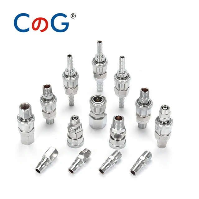 Pneumatic Fitting Air Compressor Quick Connector  Pneumatic Quick Connect  Fittings - Pneumatic Parts - Aliexpress