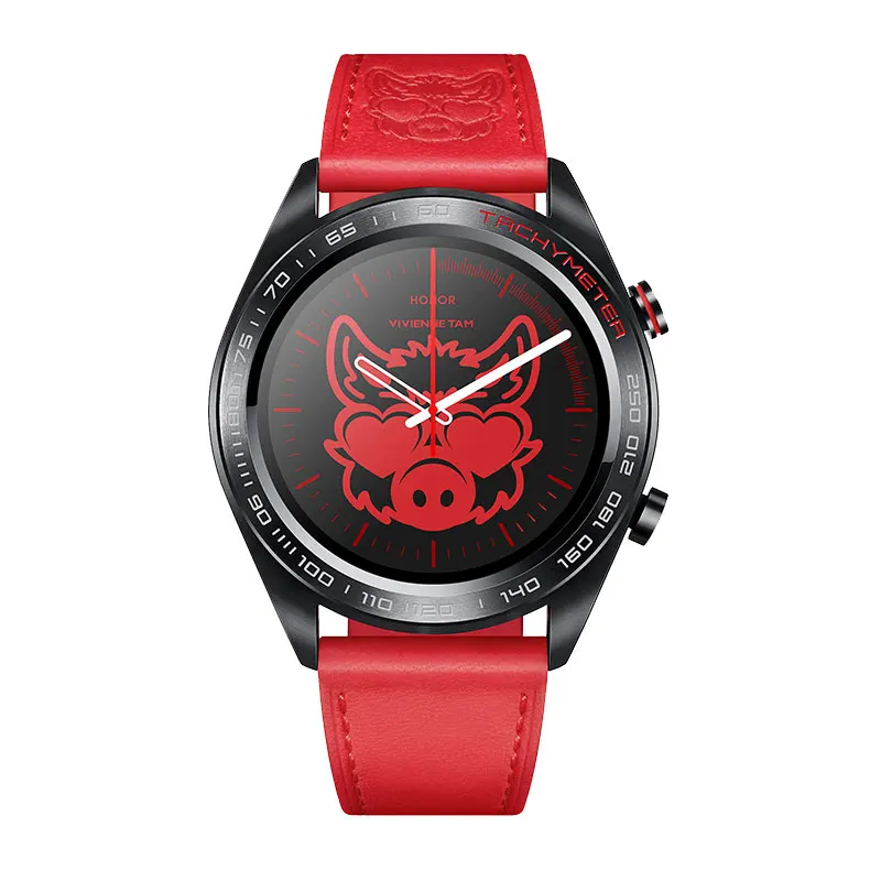 Honor умные спортивные часы, женские часы, пульсометр, контроль давления сна, водонепроницаемые носимые устройства(Dream - Цвет: Red