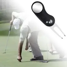 Dropshipping!! Golf Pitch Fork High Precise Folding Mini Pitch Repair Tool for Outdoor