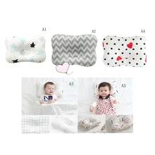 1pce «дышащая» Подушка для новорожденного ребенка, противоскользящая плоская подушка для головы