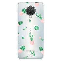 Transparent TPU Silicone Soft Cartoon Clear Case | Protective Phone Cover - Nokia X20 (44)