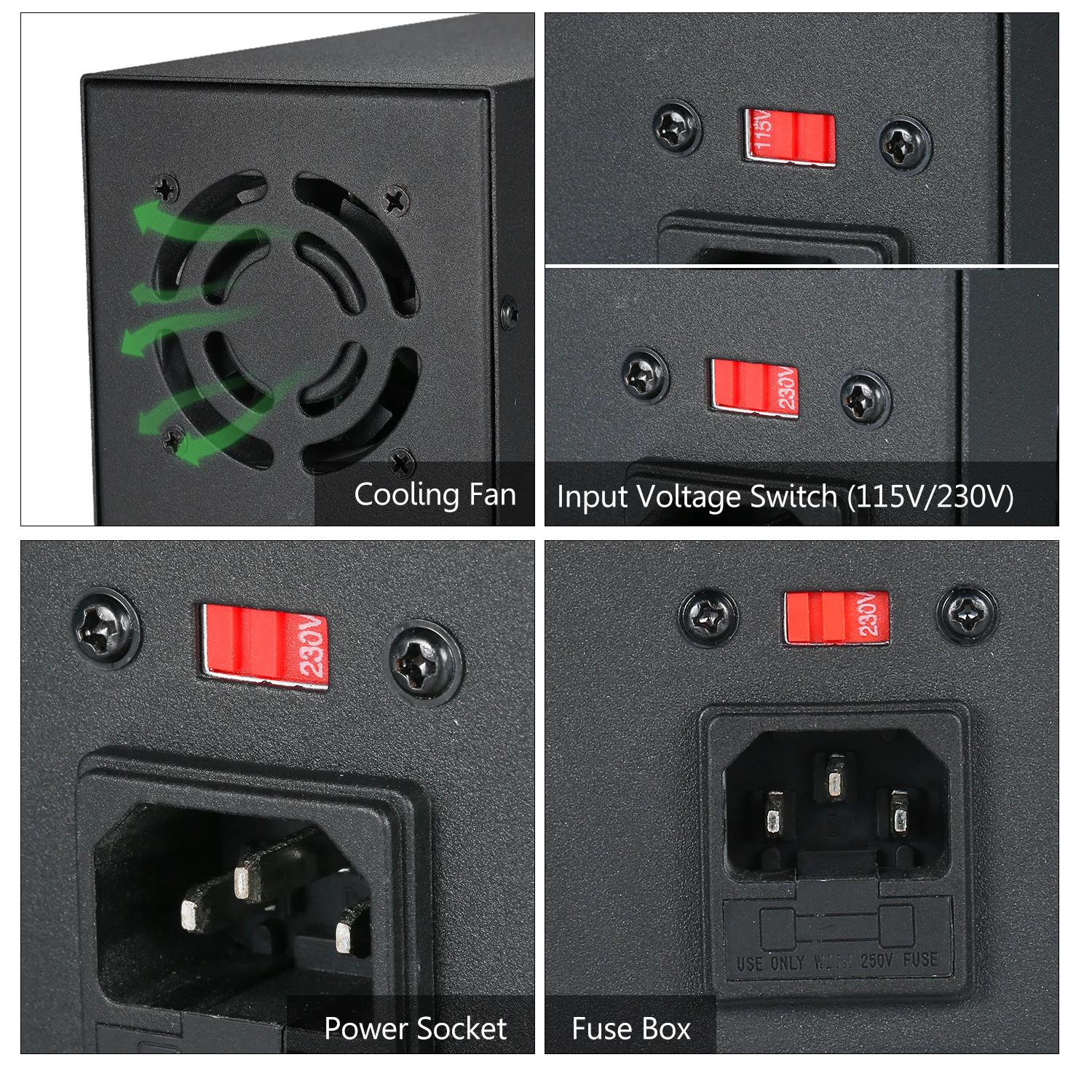 KKMOON DPS3010U 0 30 в 10A 300 Вт импульсный источник питания постоянного тока 4 цифры дисплей